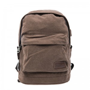 2019 Hot Sale Sport Minimalistisk Retro Skola Custom Back Pack Canvas Väska Väska Ryggsäck 17SC-6683M